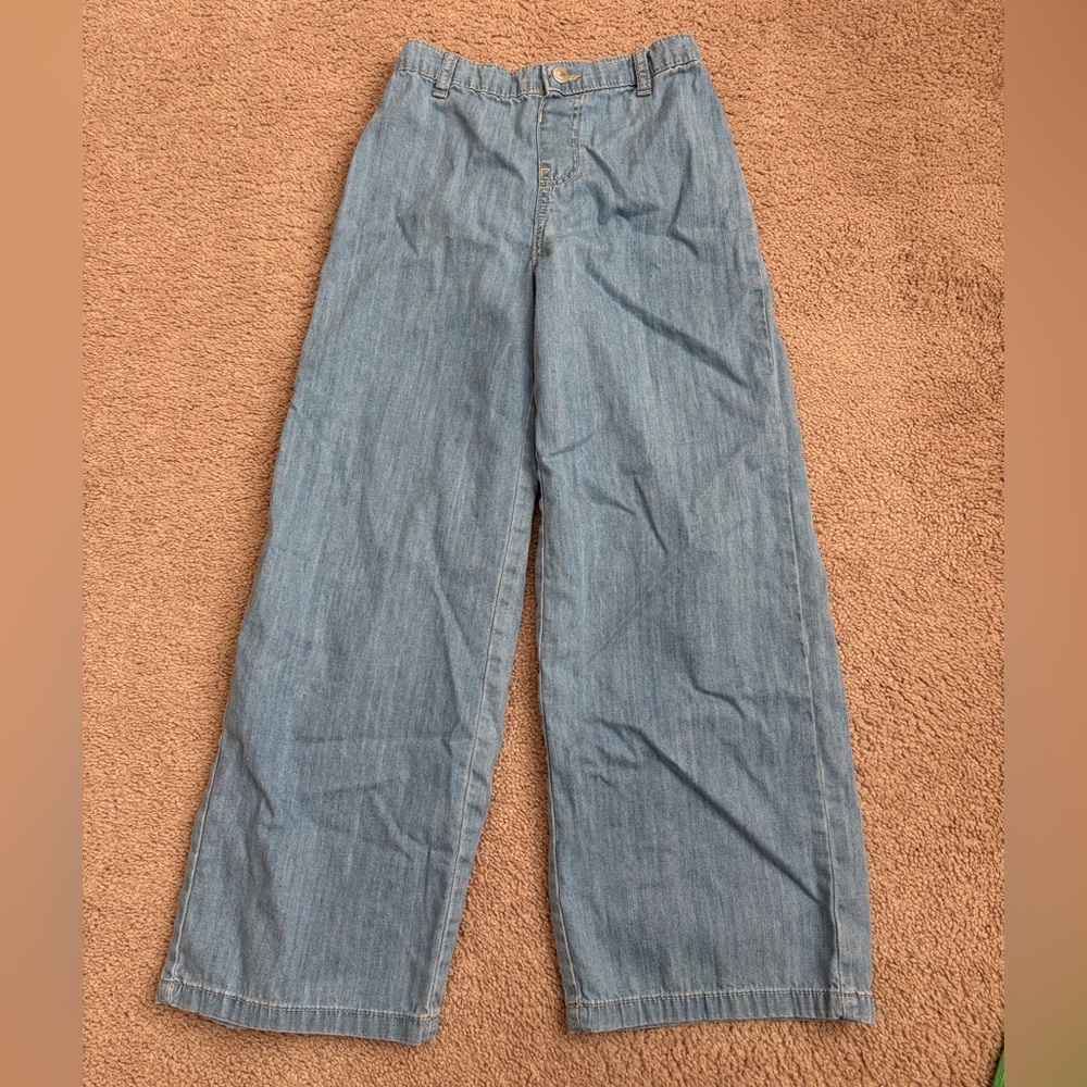 Zara Girls Wide-Leg Jeans | Size 9–10